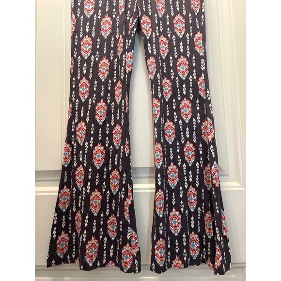 California Moon Rise Women’s High Waisted Pull On Bell Bottom Pants Size S Gary - Picture 5 of 7